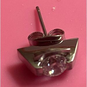 Approximately 5 grams of 316L CZ earrings.